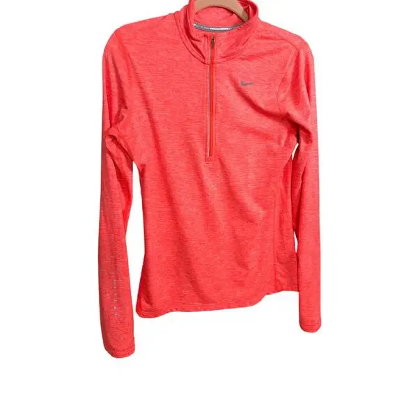 Nike Tops Nike Drifit Element Running Shirt Womens Small Coral
